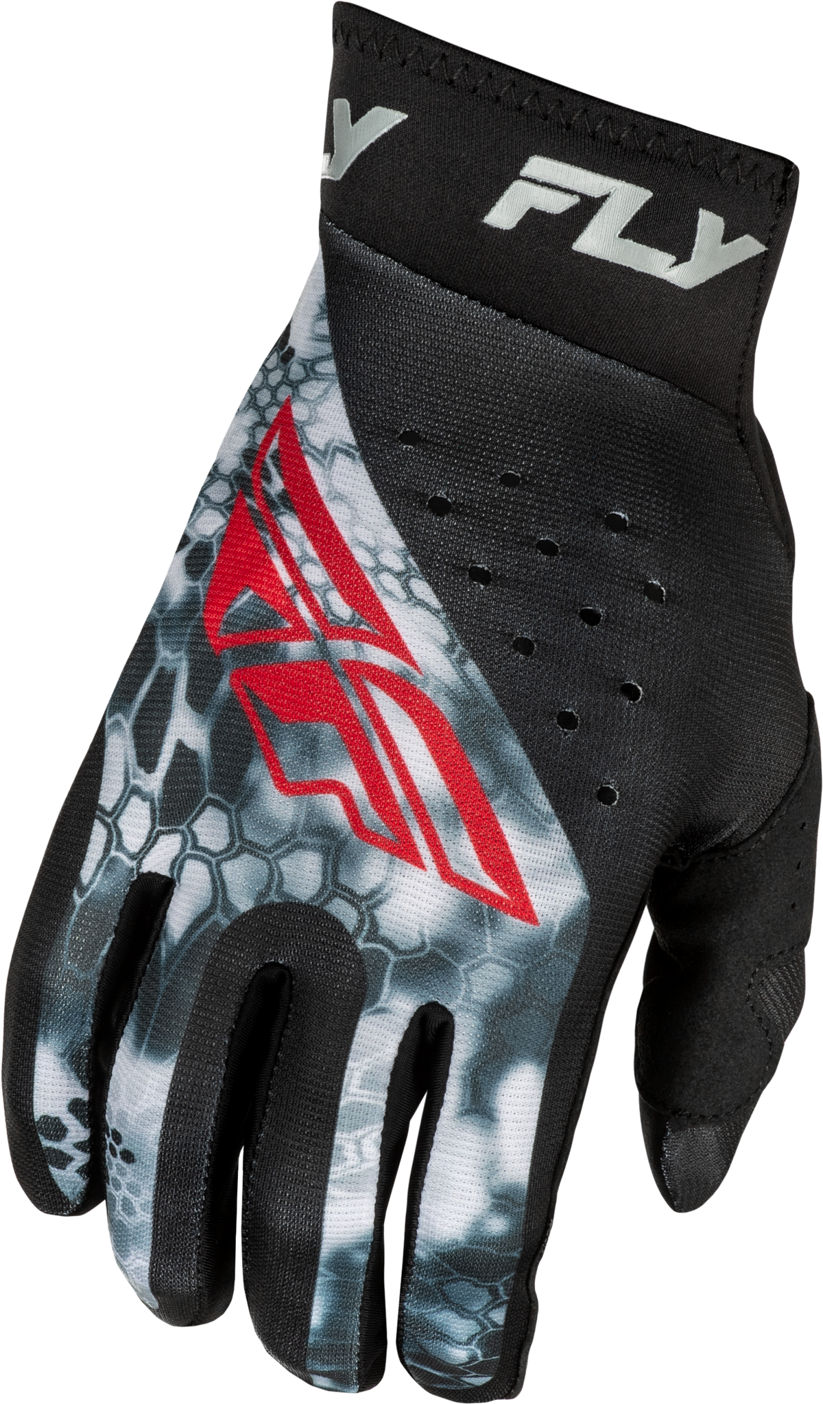 Pro Lite Kryptek Gloves Black/Red/Grey Xl