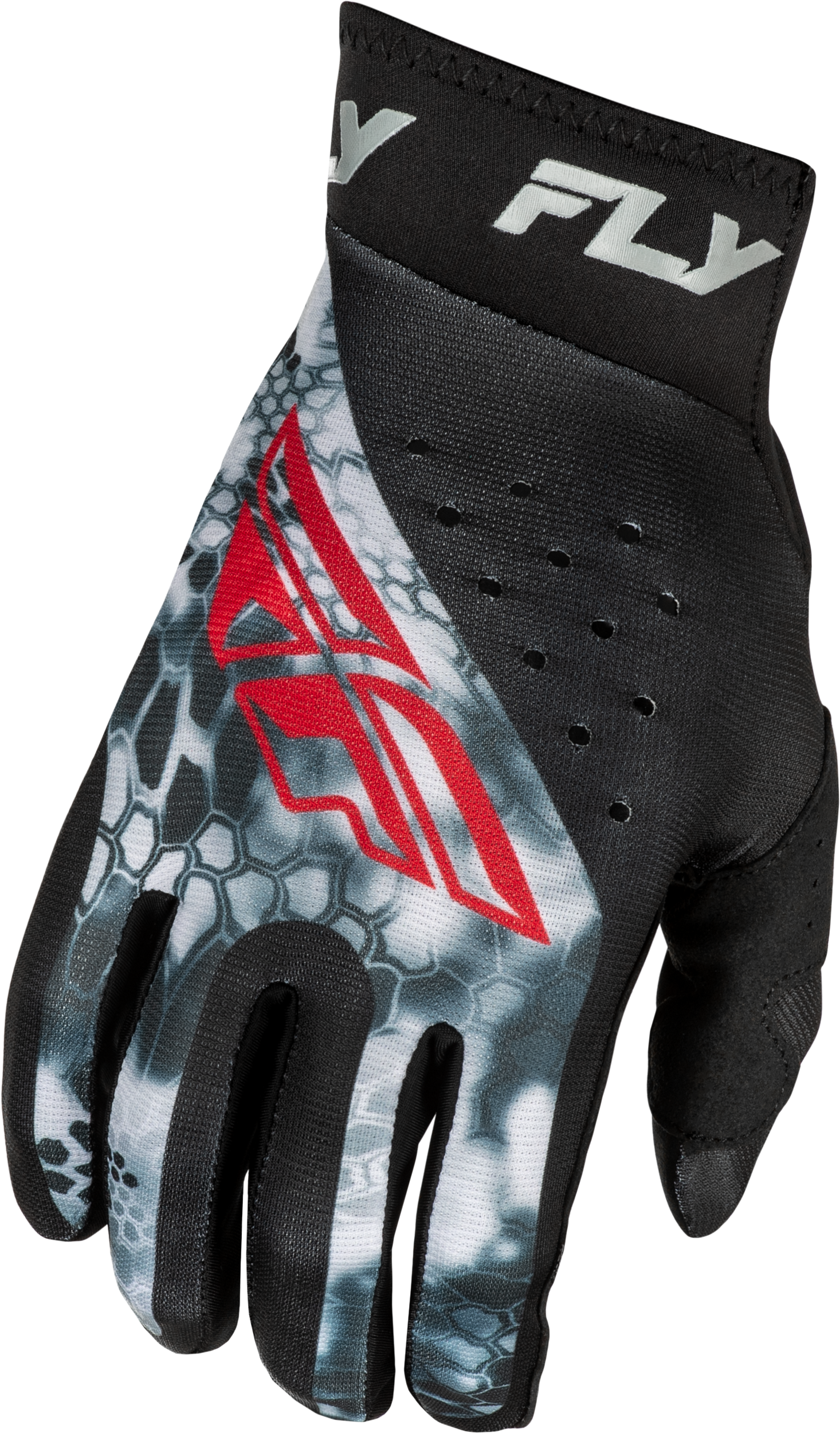 Pro Lite Kryptek Gloves Black/Red/Grey Md