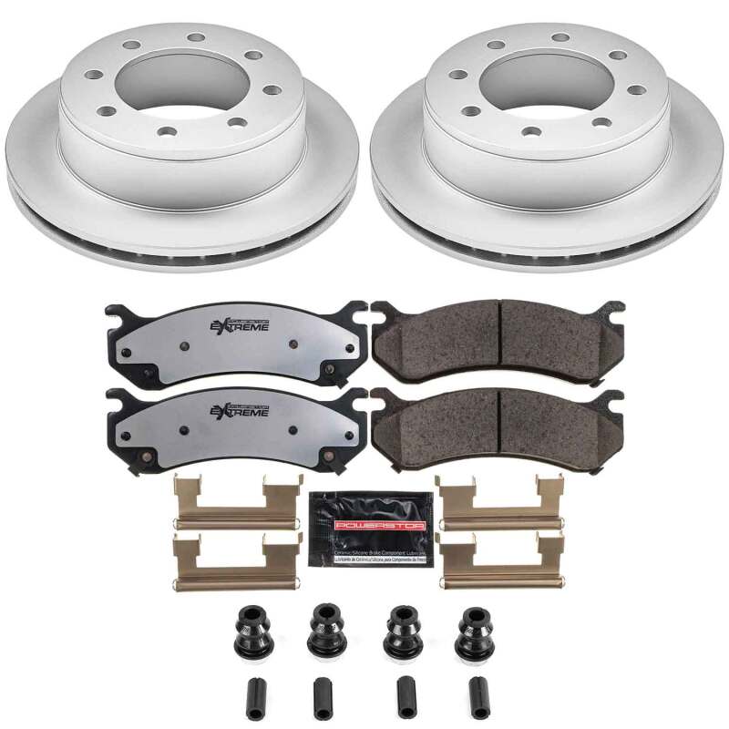 Power Stop 02-06 Chevrolet Avalanche 2500 Rear Z36 Coated Truck &amp; Tow Brake Kit