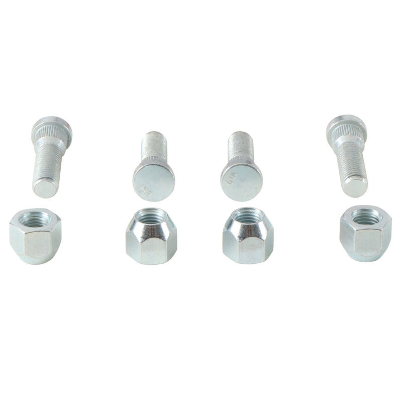 QuadBoss 13-15 Polaris Brutus HD PTO Front Wheel Stud &amp; Nut Kit