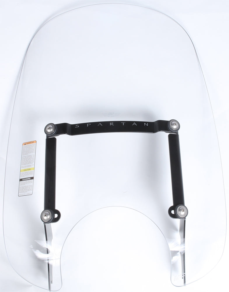 Spartan Windshield Clear Quick Release 18.5"