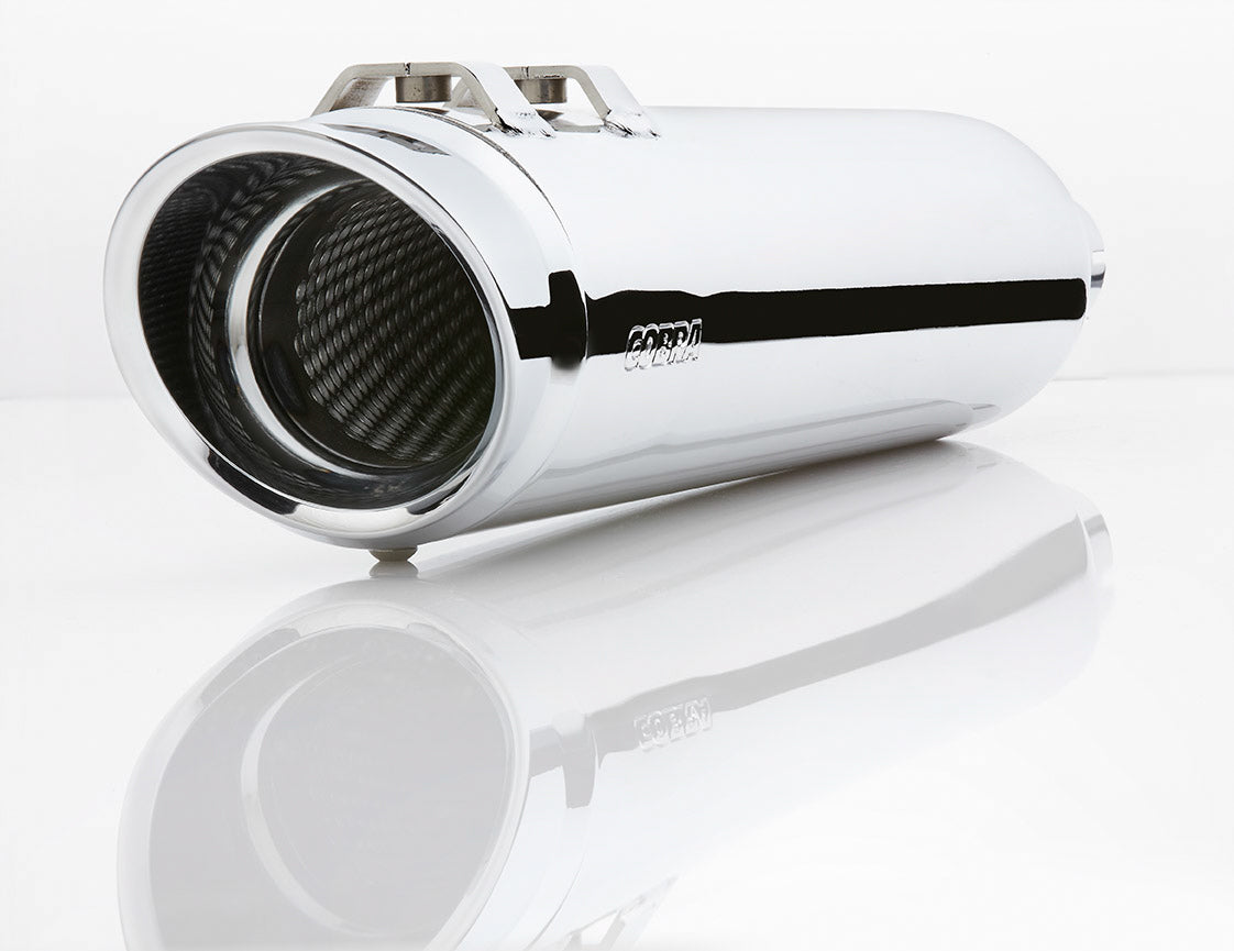 Slip Ons W/Billet Tips Chrome Tri Glide 09 22