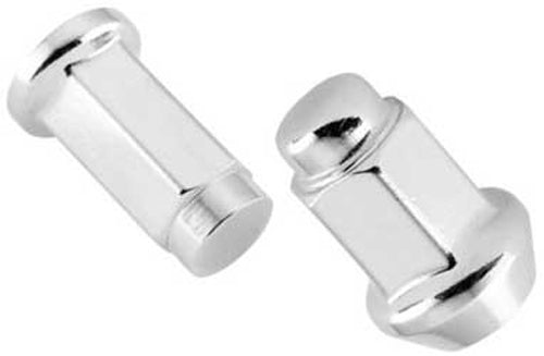 Lug Nuts Chrome Pol 3/8&quot; 24 60&#39; Tapered 16/Pk