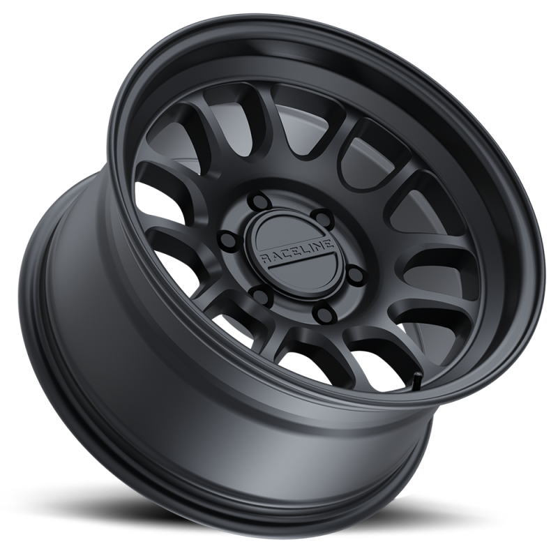 Raceline 958B Rogue 17x8.5in / 8X170 BP / 0mm Offset / 130.81mm Bore - Satin Black