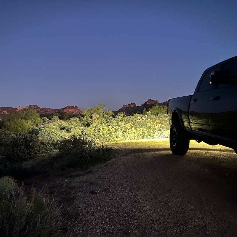 Nacho Lighting Quatro Flood 4in. Offroad LED Light - Pair