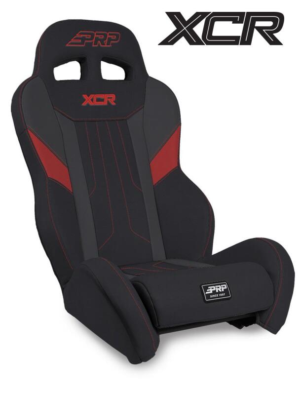 PRP Polaris RZR XCR Suspension Seat Black &amp; Red