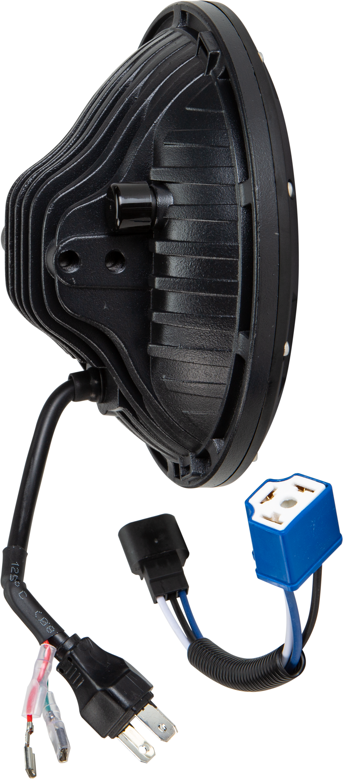 Led Headlight 7" 130w Black 10,000/5000 Lumens