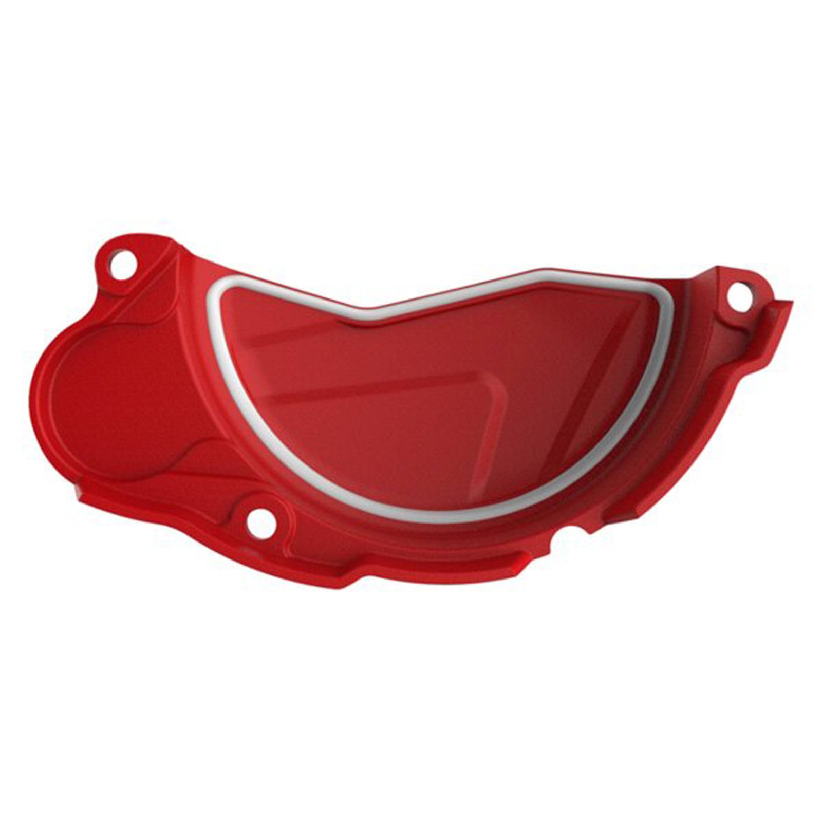 POLISPORT CLUTCH COVER, RED