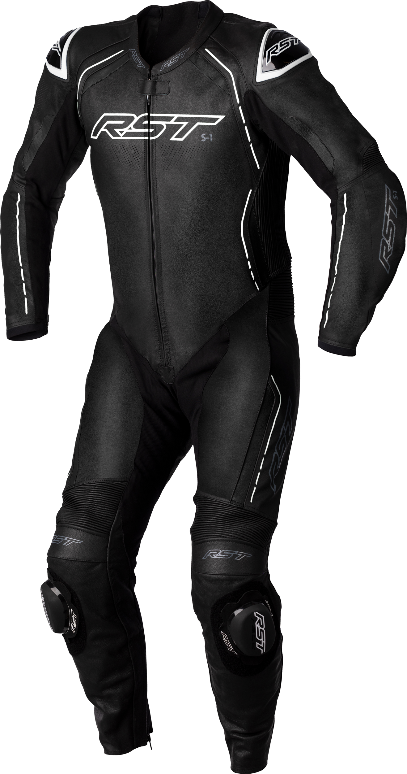 S1 Ce Suit Blk/Blk/Whi Leather Sm