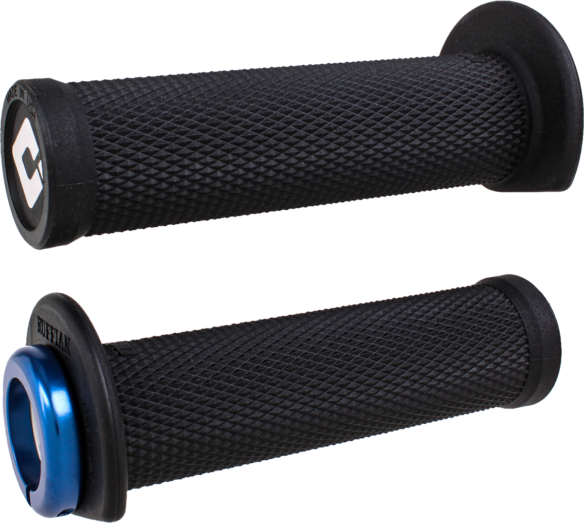 Atv/Pwc Ruffian Lockon Grip 125mm Black/Blue