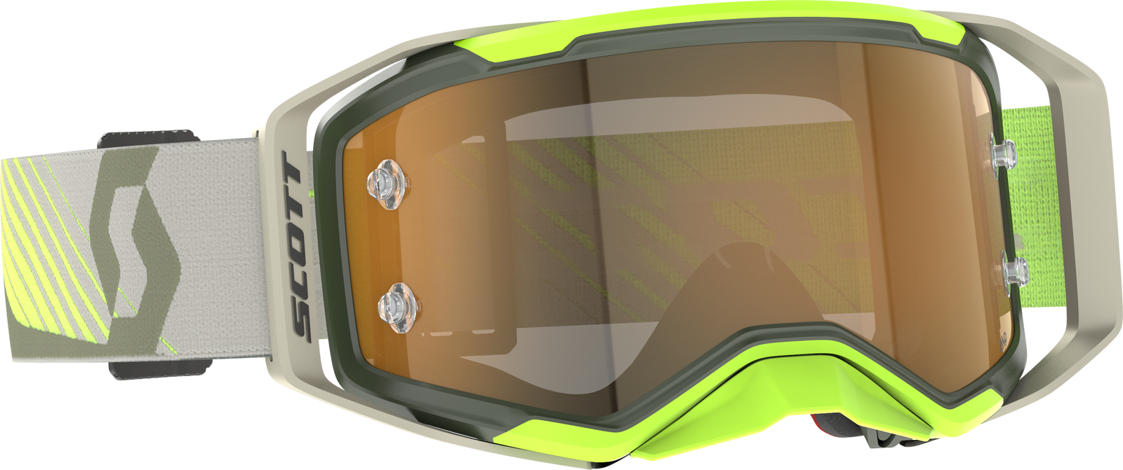 Prospect 2.0 Amp Goggle Kaki Grn/N Ylw Amp Gld Chr Wrk