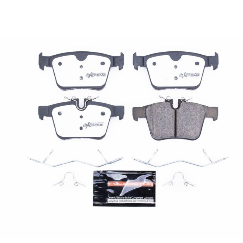 Power Stop 2018 Jaguar E-Pace Rear Z36 Truck &amp; Tow Brake Pads w/Hardware