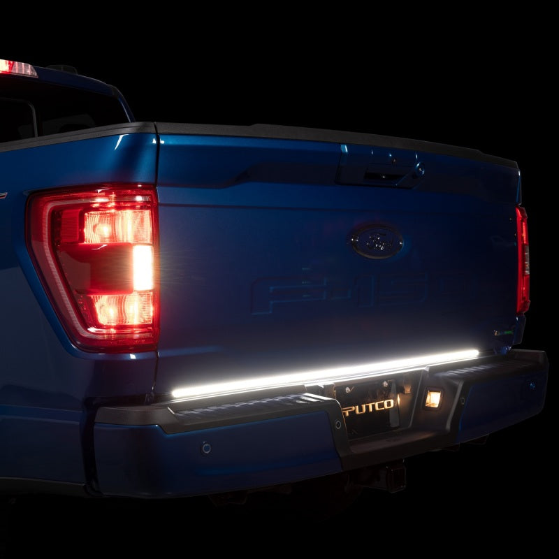 Putco 48in Red Blade LED Tailgate Light Bar for Ford Turcks w/ Blis and Trailer Detection