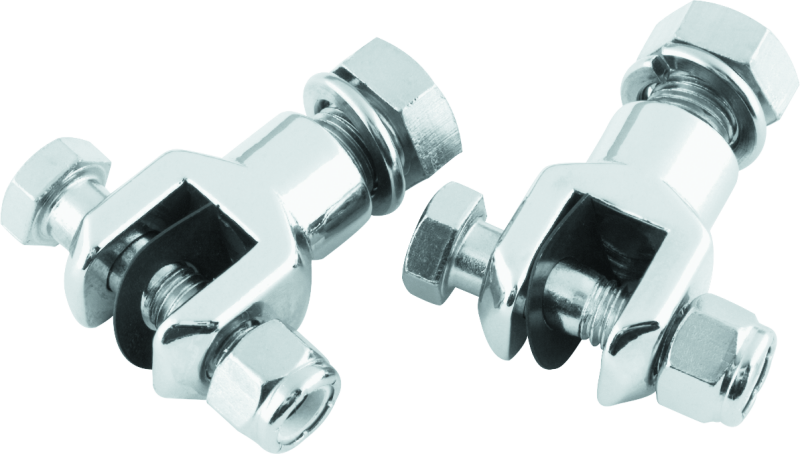 Bikers Choice L72-98 BT &amp; XL Chrome Footpeg Clevis With Hardware 1/2-20 Male Peg Pr