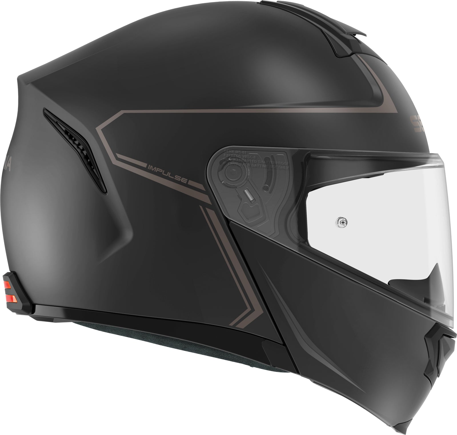 Impulse Flip Up Helmet Matte Black Md
