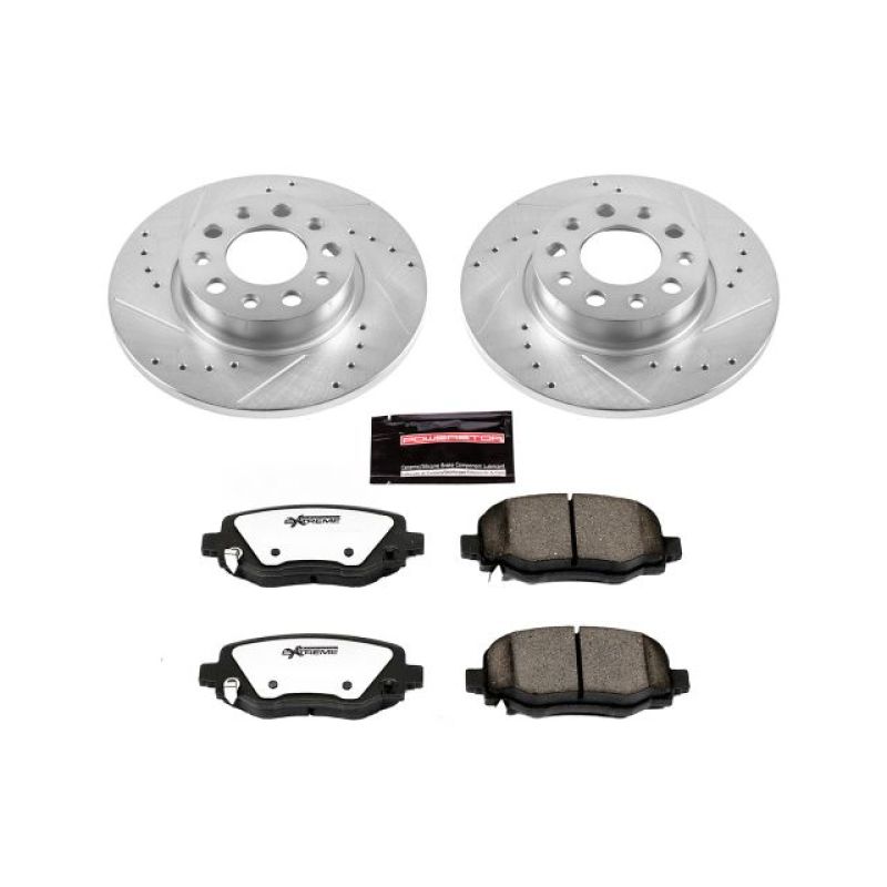 Power Stop 16-18 Fiat 500X Rear Z36 Truck &amp; Tow Brake Kit