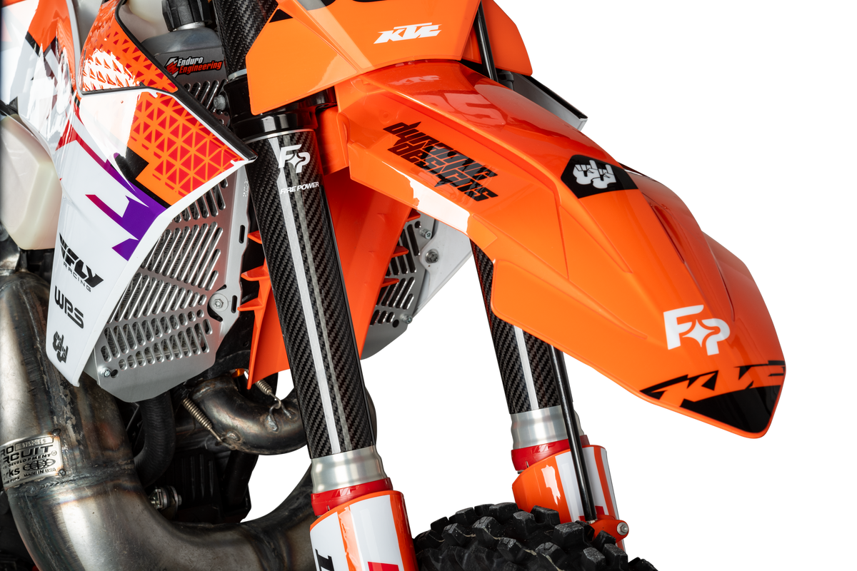 Carbon Fiber Fork Shield Lower 52 Mm X 260 Mm