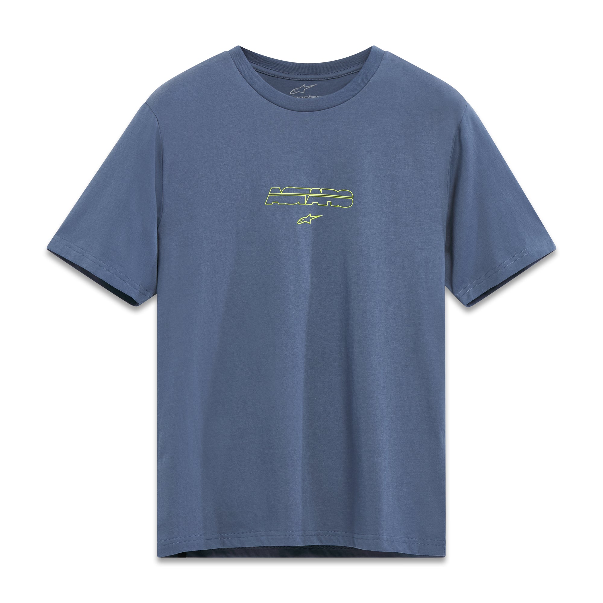 Bold Type Back Csf Ss Tee Slate Blue Sm