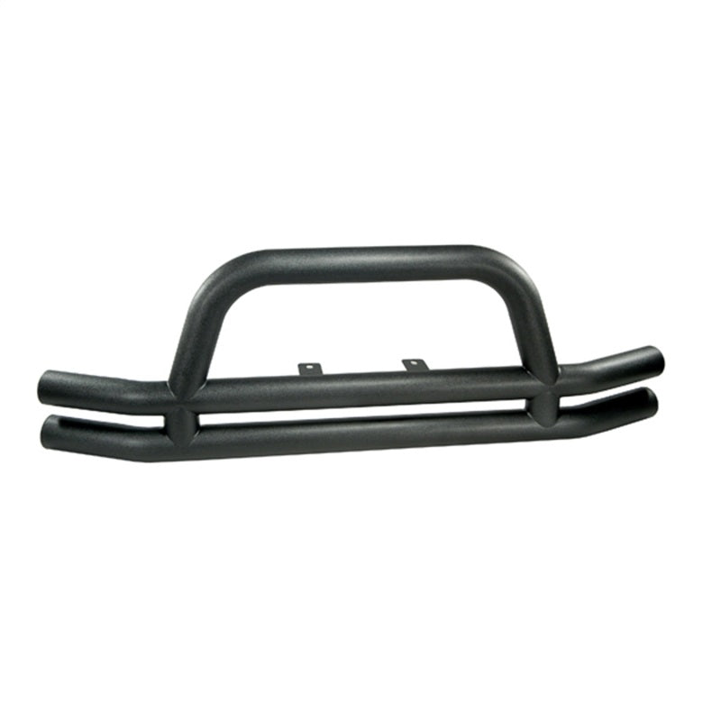 Rugged Ridge 3-In Dbl Tube Front Bumper Black 76-06 CJ &amp;Jeep Wrangler