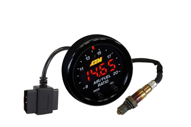 AEM X-Series OBDII Wideband UEGO AFR Sensor Controller Gauge
