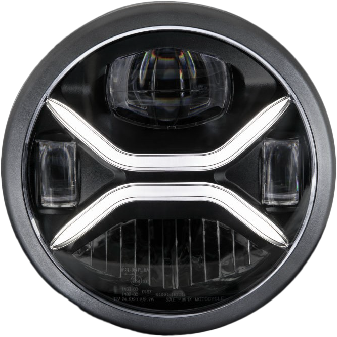 7" Zenith Led Headligh H4 Plug