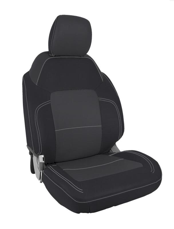 PRP 2021+ Ford Bronco 2 Door Front Seat Covers (Pair) -  Black &amp; Grey