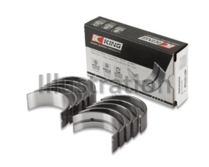 King Engine Bearings Mazda FS-DE L4/FP L4/FS L4  DOHC 16 Valve Main Bearing Set - Size STD