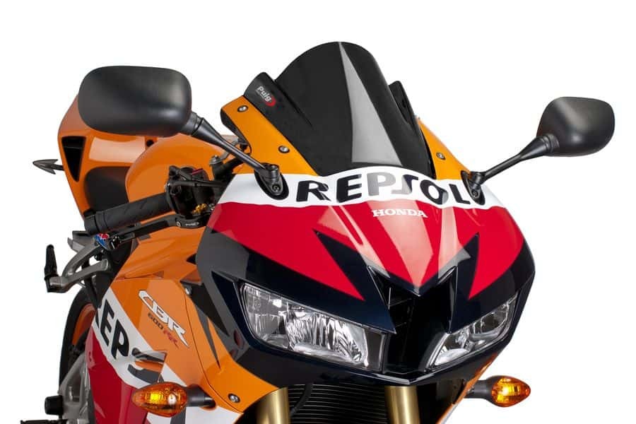 Windscreen Racing Black