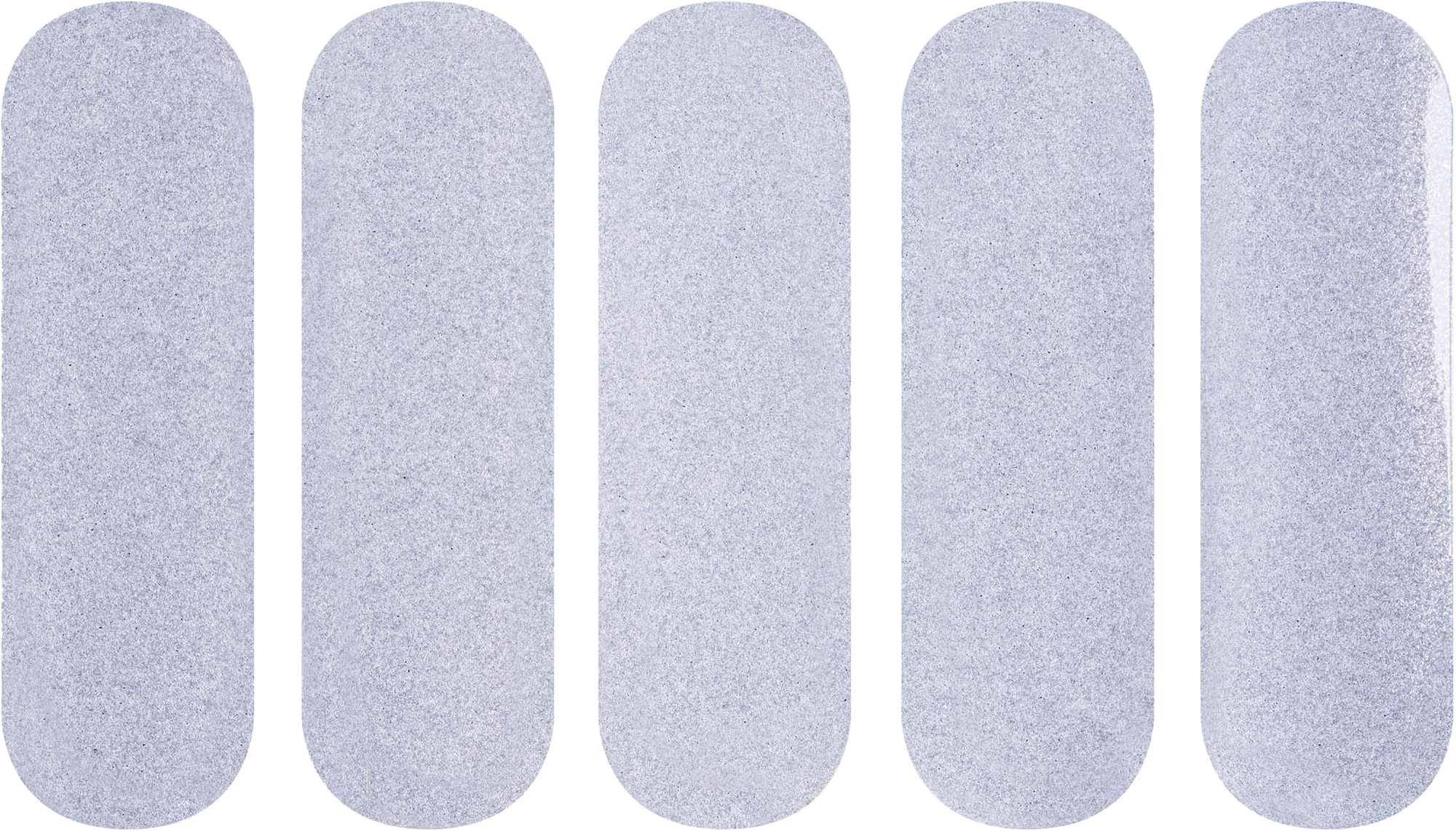 Reflective Grey Helmet Stickers 5pcs