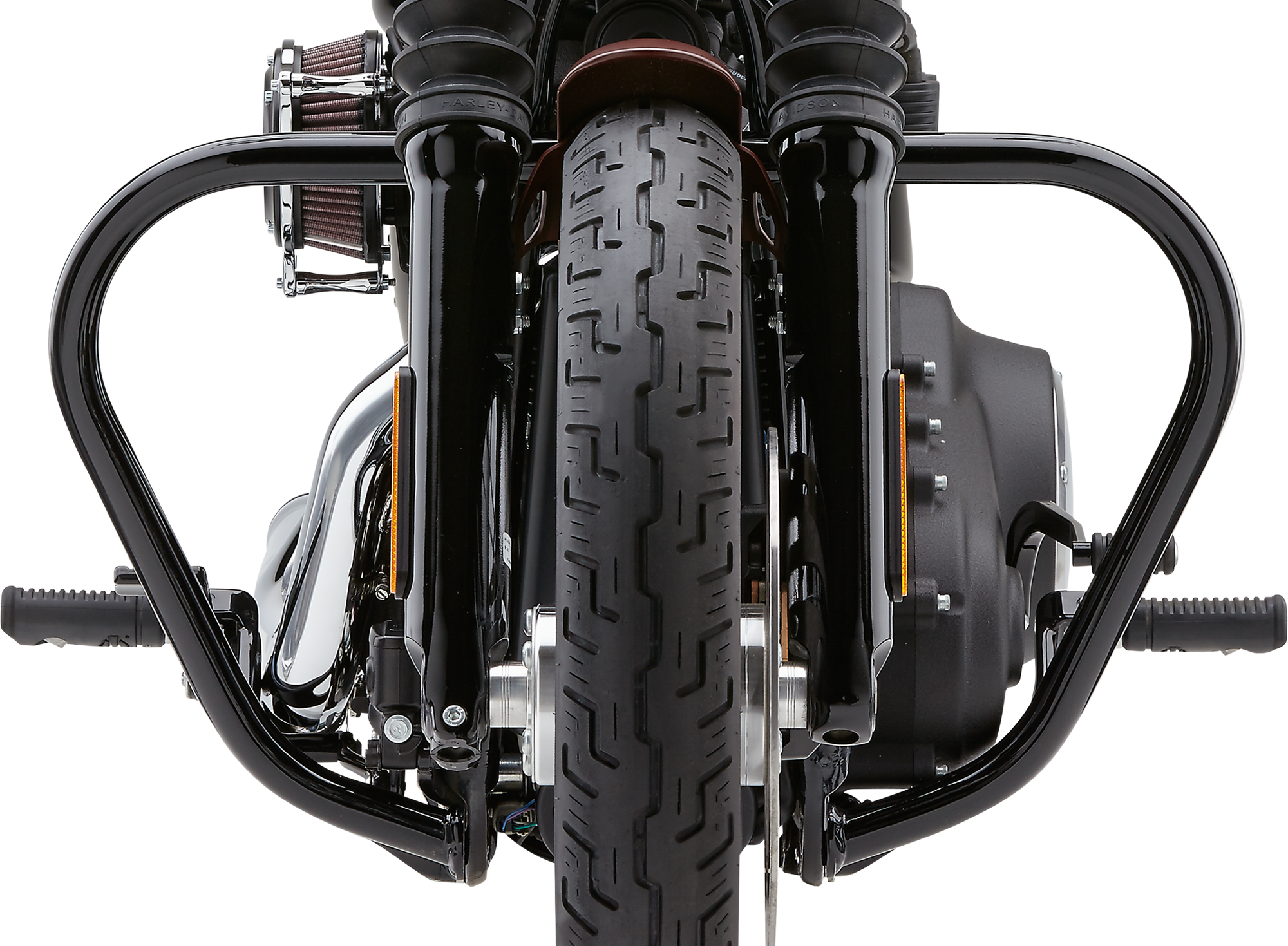 Freeway Bars Vbend 1.25" Black Fxd/B/C 91 17