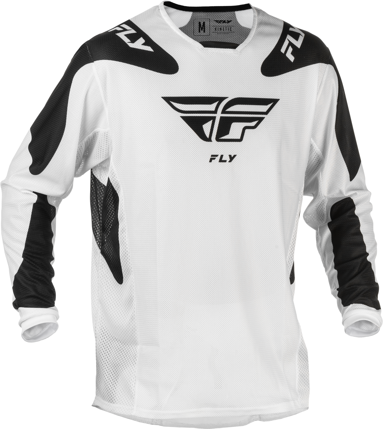 Kinetic Mesh Sym Jersey White/Black Md