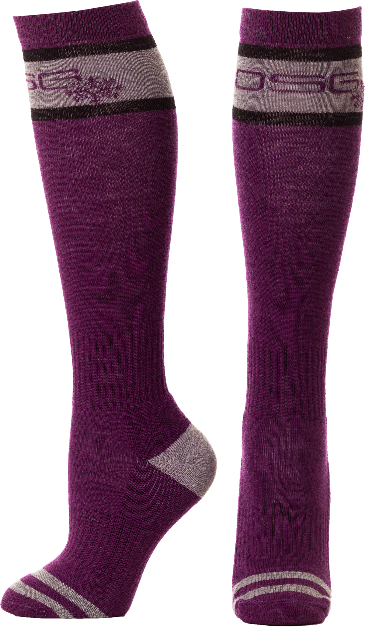 Mid Weight Socks Deep Amethyst