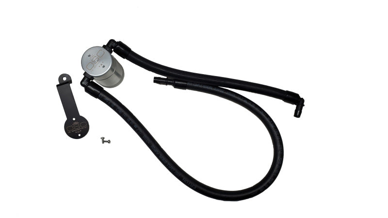 J&amp;L 2021-2024 Jeep Wrangler 392 Oil Separator 3.0 Passenger Side - Clear Anodized