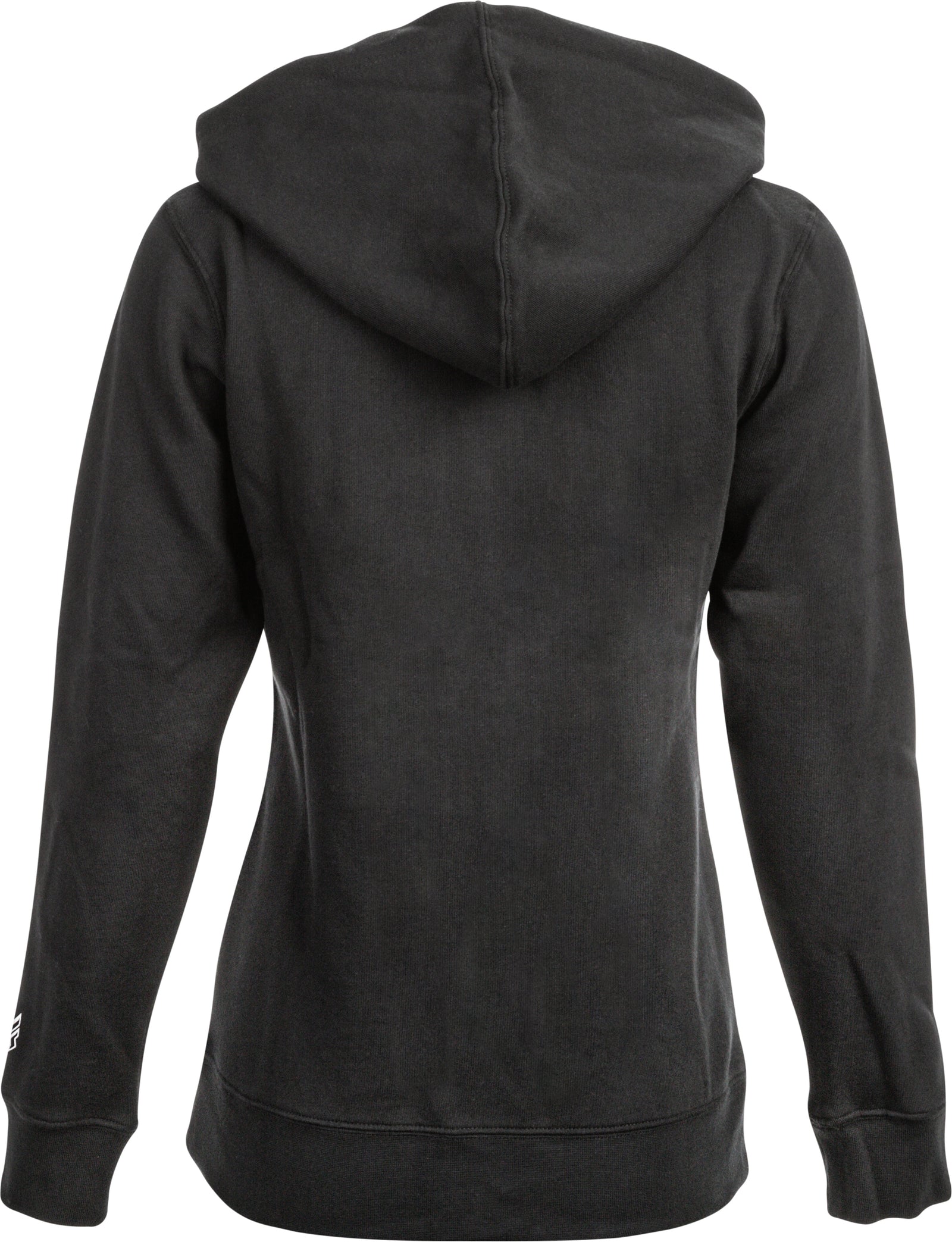 Women's Fly Corporate Zip Up Hoodie Black Sm
