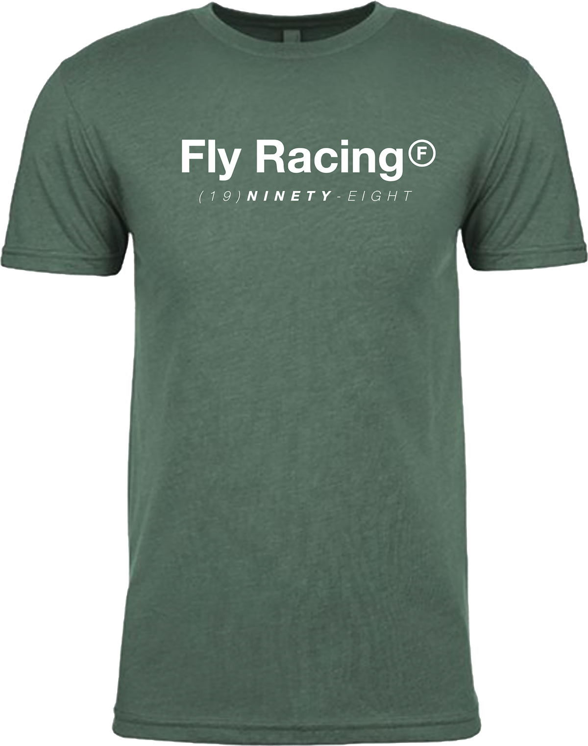 Fly Trademark Tee Forest Green Heather Lg