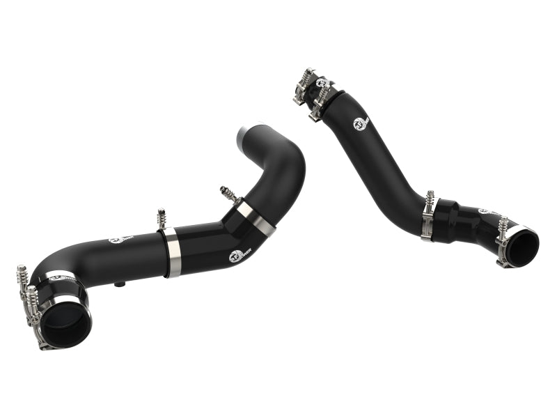 aFe 16-19 RAM 1500 V6 3.0L (TD) BladeRunner 3in Aluminum Hot &amp; Cold Charge Pipe Kit - Black