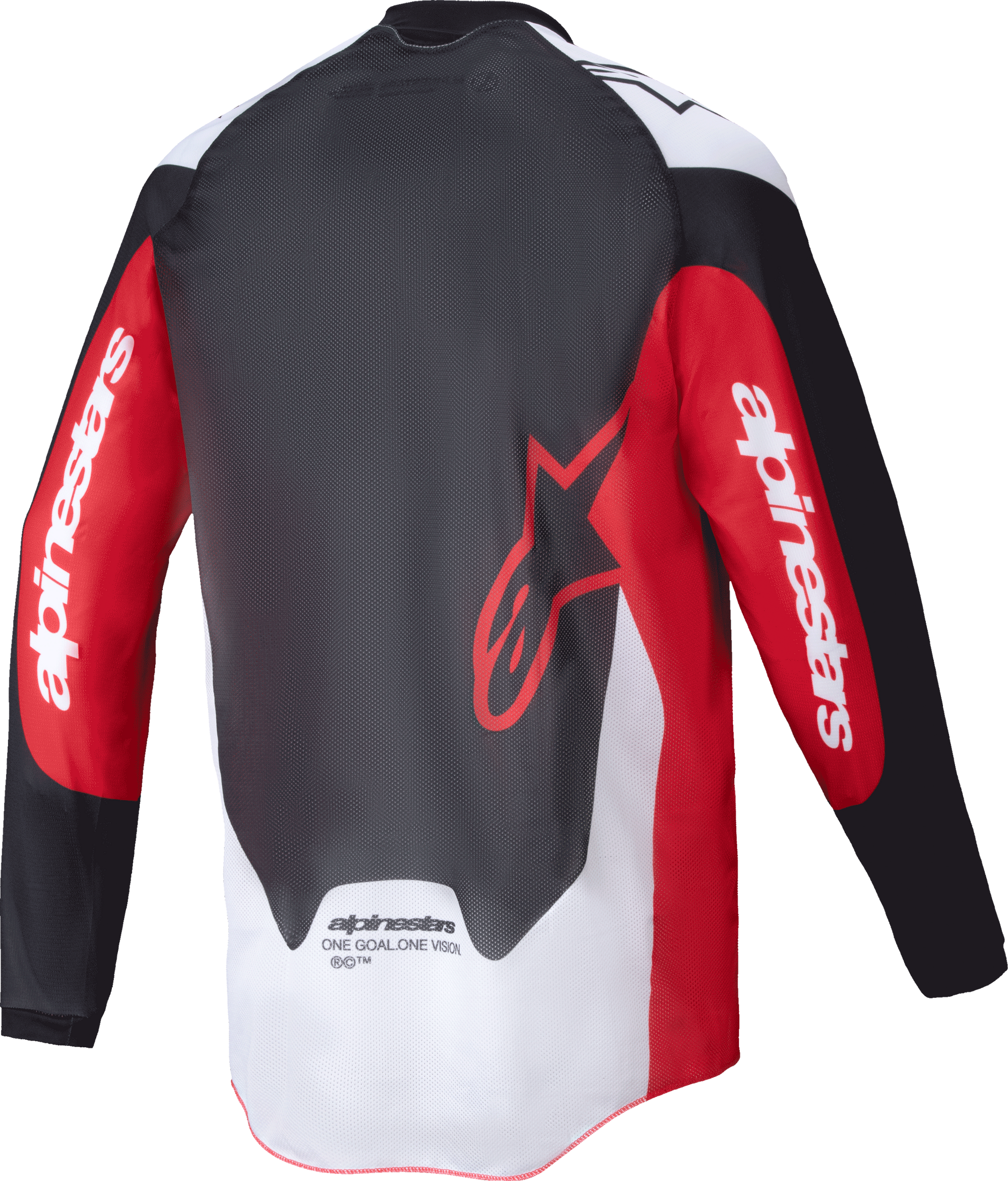 Pro Dura Jersey Black/Bright Red/White Md