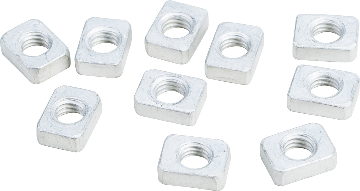 Square Nuts 6mm 10/Pk