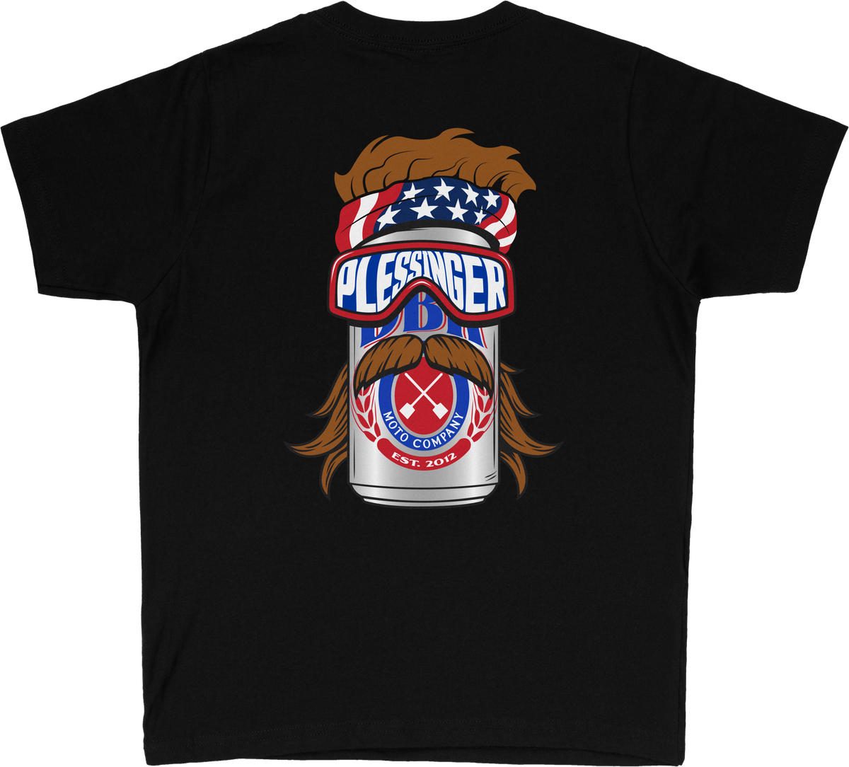 Mullet Madness Youth Tee Black Yl