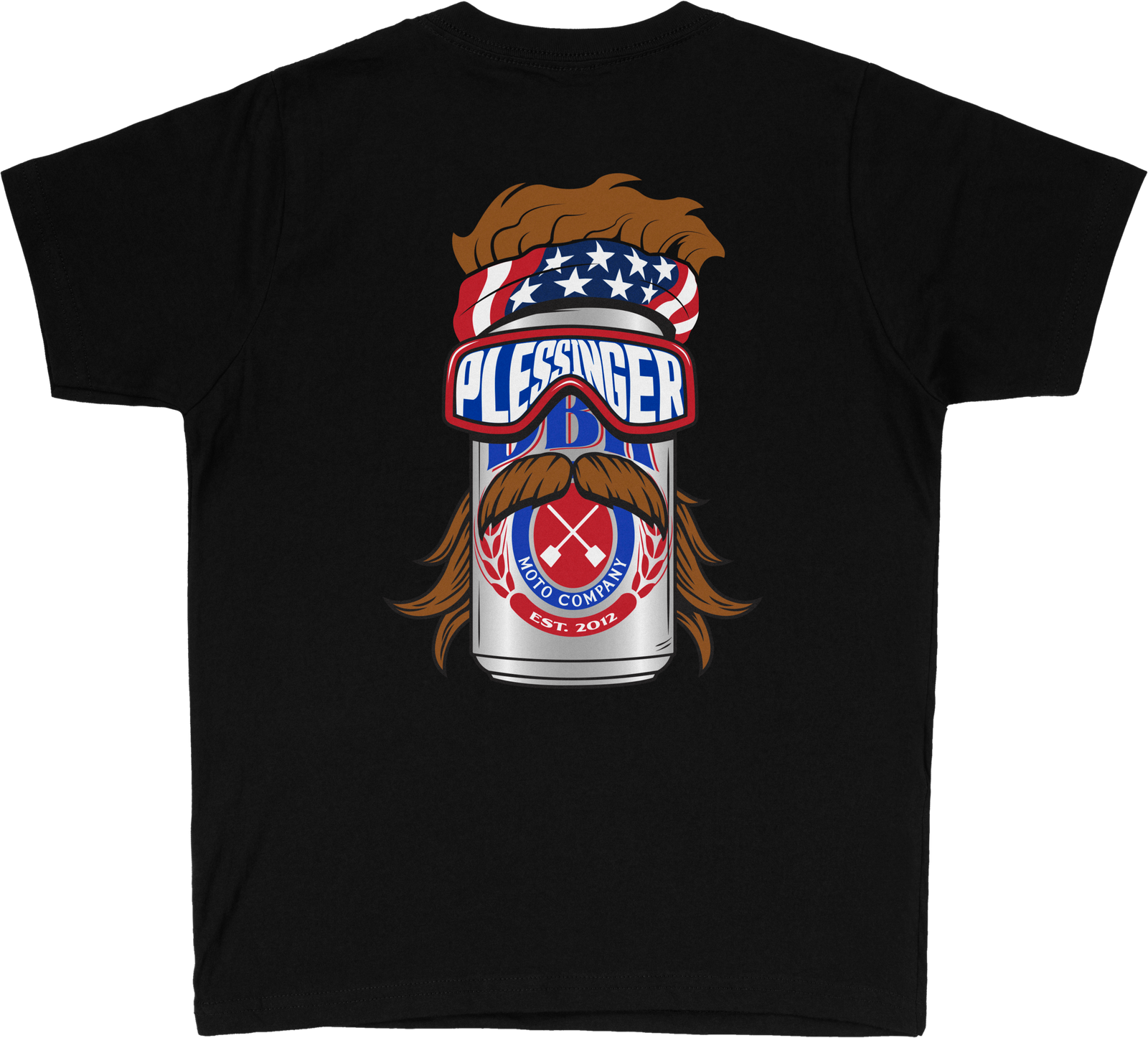 Mullet Madness Youth Tee Black Ym