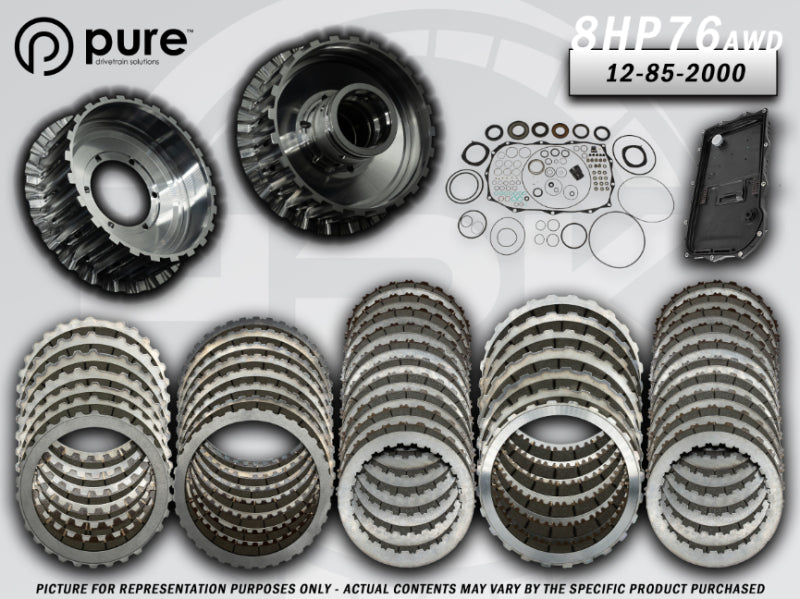 Pure Drivetrain 8HP76 High Performance Transmission Hard Parts Kit - AWD - Stage 2
