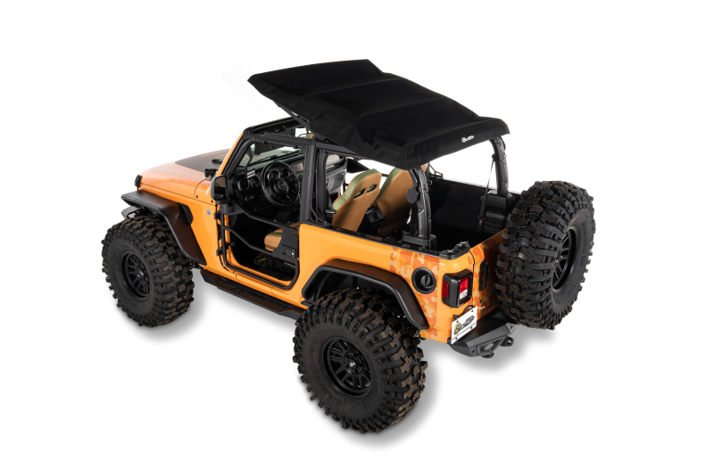 Bestop Door For JL - 18-26 Jeep Wrangler JL Trektop Glide 2 (Premium Black Twill)