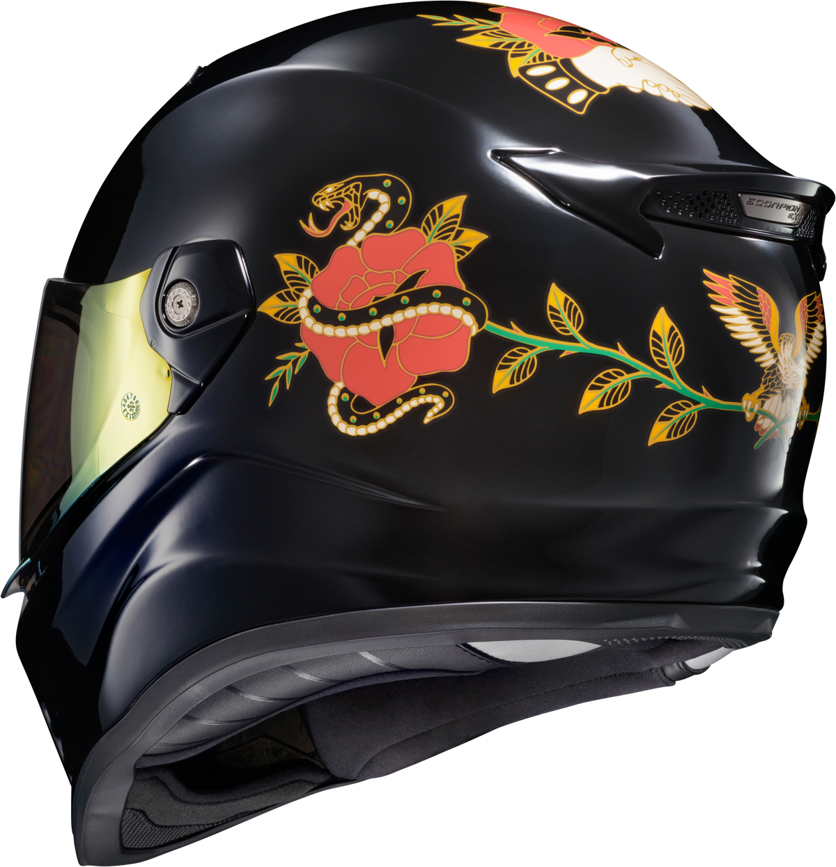 Covert Fx Full Face Helmet The Litas Gloss Black Xs