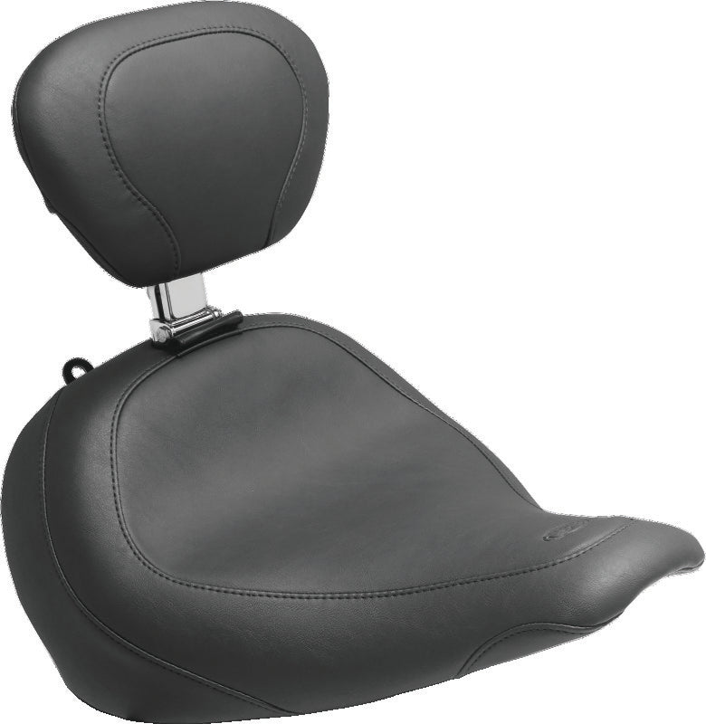Mustang 11-13 Harley Blackline, 12-17 Slim,Slim S Wide Touring Passenger Seat - Black