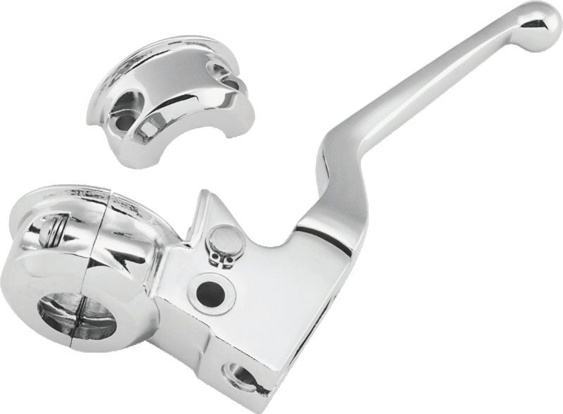Bikers Choice 82-95 Big Twin &amp; XL Chrome Clutch Lever &amp; Bracket
