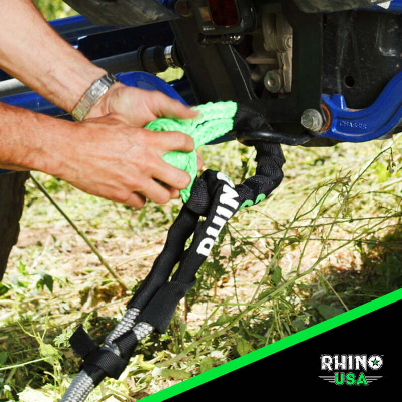 Rhino USA Kinetic Energy Recovery Rope (7/8In X 20Ft) Green