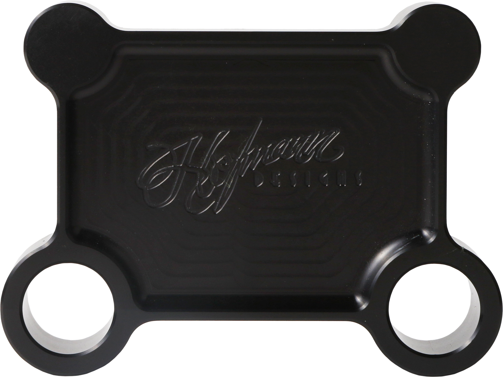 H/D Billet Pull Back Plate Black Batwing