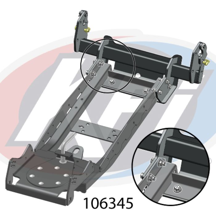 KFI UTV PRO 2.0 TUBE POLARIS GLACIER ADAPTER