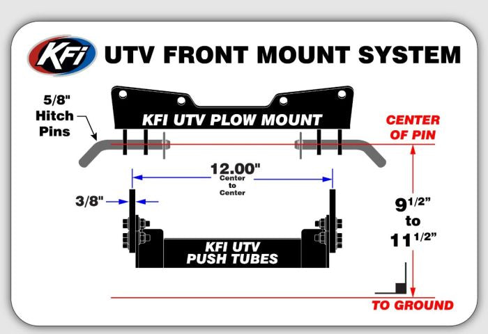 KFI UTV PLOW MOUNT LINHAI 700