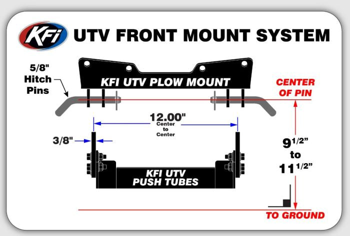 KFI HRF - PRO FXT LOWER RECEIVER HITCH